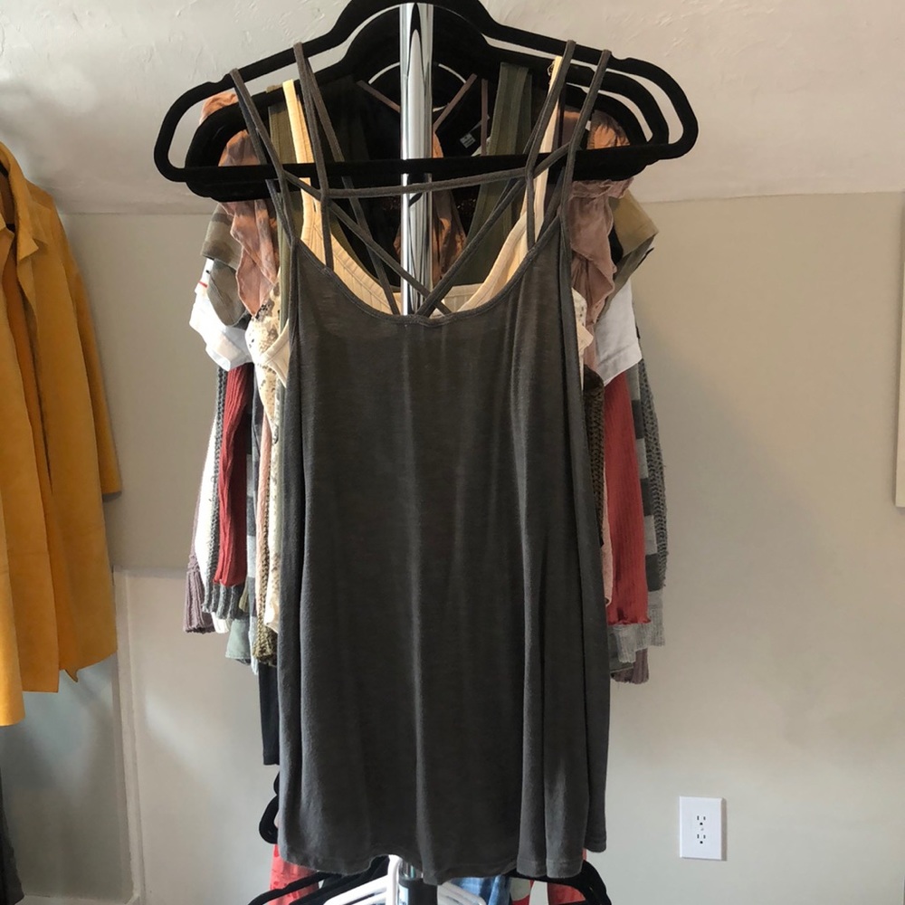 American Eagle Multi Strap Tank Top